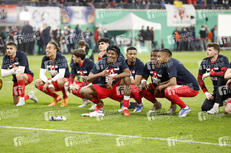 Fußball DFB-Pokal-Halbfinale RB Leipzig - Union Berlin in Leipzig