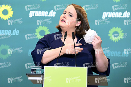 Pressekonferenz von Bündnis 90/Die Grünen in Berlin