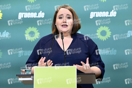 Pressekonferenz von Bündnis 90/Die Grünen in Berlin
