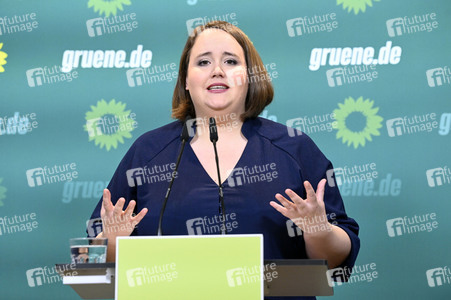 Pressekonferenz von Bündnis 90/Die Grünen in Berlin