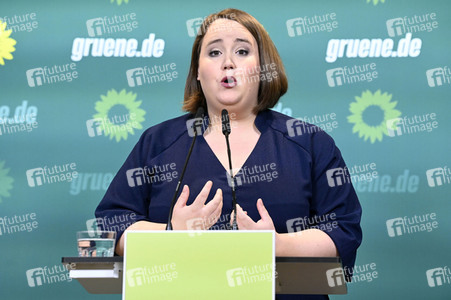 Pressekonferenz von Bündnis 90/Die Grünen in Berlin