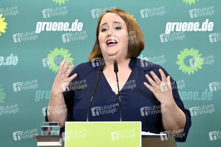 Pressekonferenz von Bündnis 90/Die Grünen in Berlin