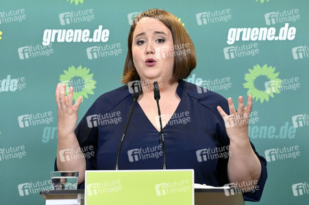 Pressekonferenz von Bündnis 90/Die Grünen in Berlin