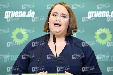 Pressekonferenz von Bündnis 90/Die Grünen in Berlin
