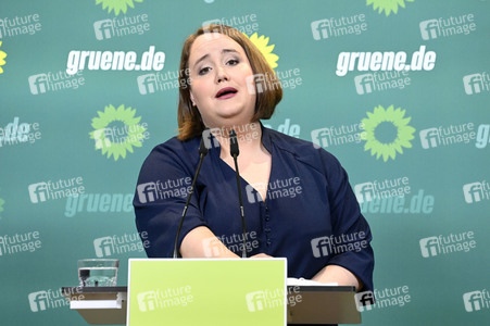 Pressekonferenz von Bündnis 90/Die Grünen in Berlin