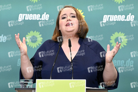 Pressekonferenz von Bündnis 90/Die Grünen in Berlin