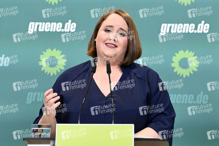 Pressekonferenz von Bündnis 90/Die Grünen in Berlin