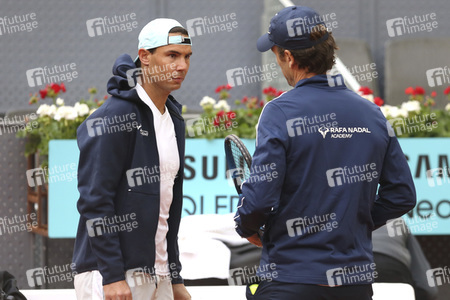 Training von Rafael Nadal beim Mutua Madrid Open in Madrid
