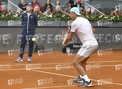 Training von Rafael Nadal beim Mutua Madrid Open in Madrid