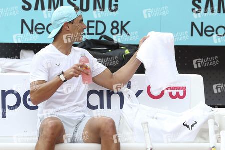 Training von Rafael Nadal beim Mutua Madrid Open in Madrid