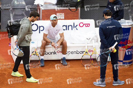Training von Rafael Nadal beim Mutua Madrid Open in Madrid
