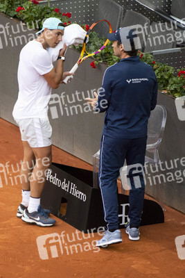 Training von Rafael Nadal beim Mutua Madrid Open in Madrid