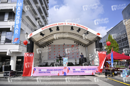 Kundegebung des DGB zum 1. Mai in Nürnberg