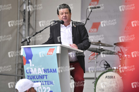 Kundegebung des DGB zum 1. Mai in Nürnberg