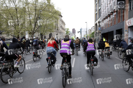 Fahrraddemo in Berlin