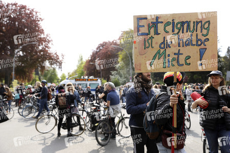 Fahrraddemo in Berlin