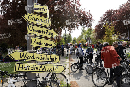 Fahrraddemo in Berlin