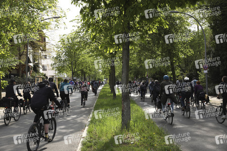 Fahrraddemo in Berlin