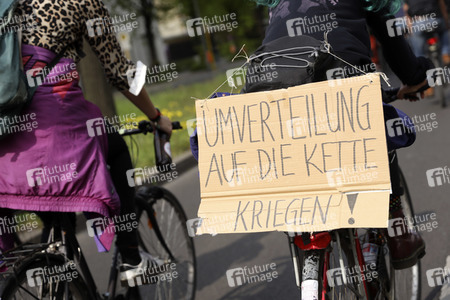 Fahrraddemo in Berlin