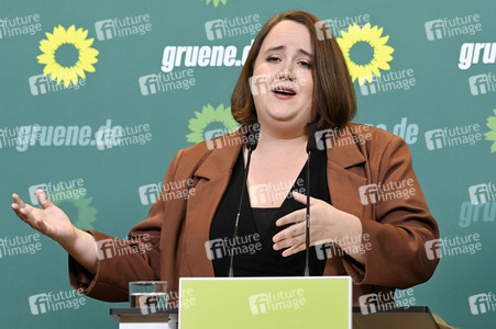 Pressekonferenz von Bündnis 90/Die Grünen in Berlin