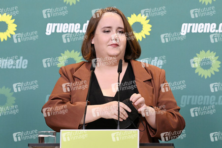 Pressekonferenz von Bündnis 90/Die Grünen in Berlin