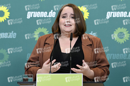 Pressekonferenz von Bündnis 90/Die Grünen in Berlin
