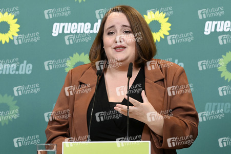 Pressekonferenz von Bündnis 90/Die Grünen in Berlin