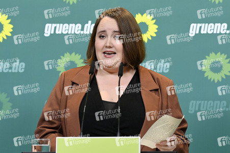 Pressekonferenz von Bündnis 90/Die Grünen in Berlin
