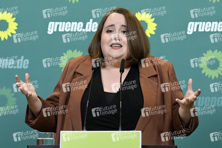 Pressekonferenz von Bündnis 90/Die Grünen in Berlin