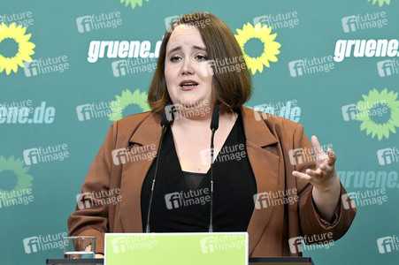 Pressekonferenz von Bündnis 90/Die Grünen in Berlin