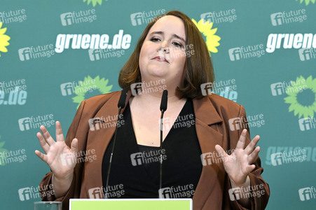 Pressekonferenz von Bündnis 90/Die Grünen in Berlin