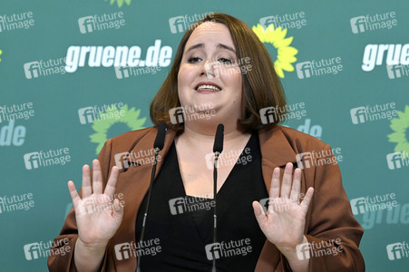Pressekonferenz von Bündnis 90/Die Grünen in Berlin