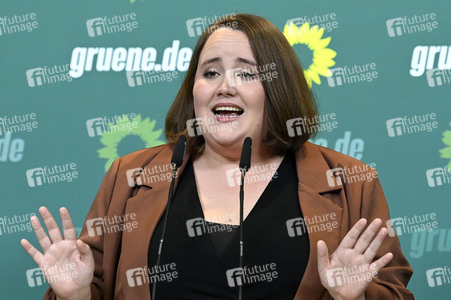 Pressekonferenz von Bündnis 90/Die Grünen in Berlin