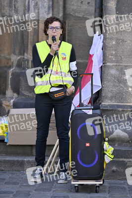 Warnstreik von Beschäftigten in Sozial- und Erziehungsberufen in Nürnberg