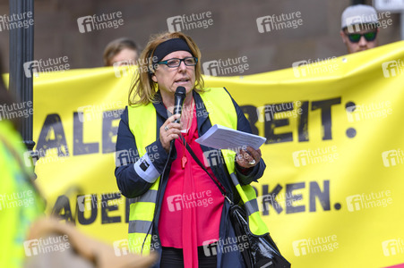 Warnstreik von Beschäftigten in Sozial- und Erziehungsberufen in Nürnberg