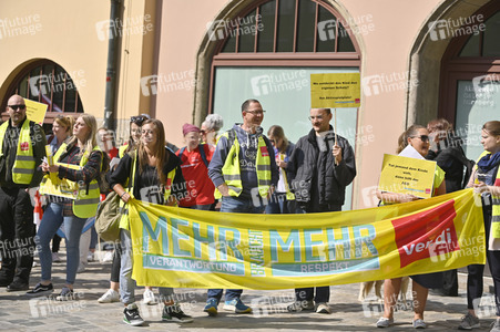 Warnstreik von Beschäftigten in Sozial- und Erziehungsberufen in Nürnberg