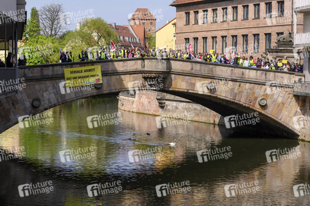 Warnstreik von Beschäftigten in Sozial- und Erziehungsberufen in Nürnberg