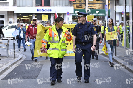 Warnstreik von Beschäftigten in Sozial- und Erziehungsberufen in Nürnberg