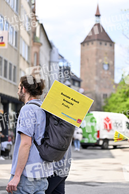 Warnstreik von Beschäftigten in Sozial- und Erziehungsberufen in Nürnberg