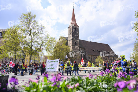 Warnstreik von Beschäftigten in Sozial- und Erziehungsberufen in Nürnberg