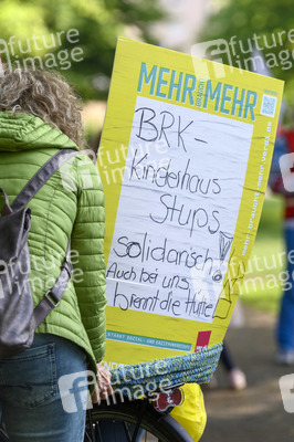 Warnstreik von Beschäftigten in Kitas und im schulischen Ganztag in Nürnberg