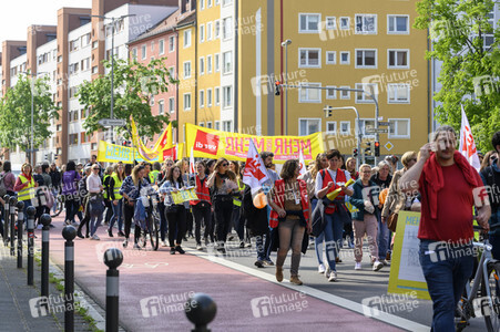 Warnstreik von Beschäftigten in Kitas und im schulischen Ganztag in Nürnberg
