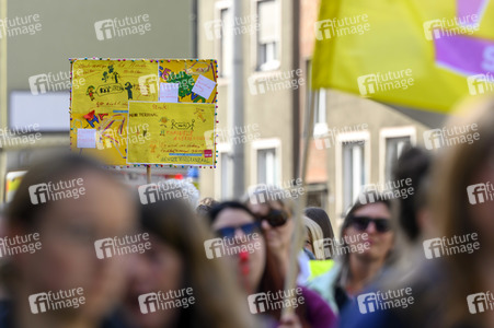 Warnstreik von Beschäftigten in Kitas und im schulischen Ganztag in Nürnberg