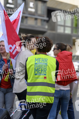 Warnstreik von Beschäftigten in Kitas und im schulischen Ganztag in Nürnberg