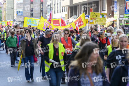 Warnstreik von Beschäftigten in Kitas und im schulischen Ganztag in Nürnberg