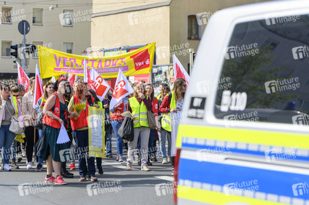 Warnstreik von Beschäftigten in Kitas und im schulischen Ganztag in Nürnberg