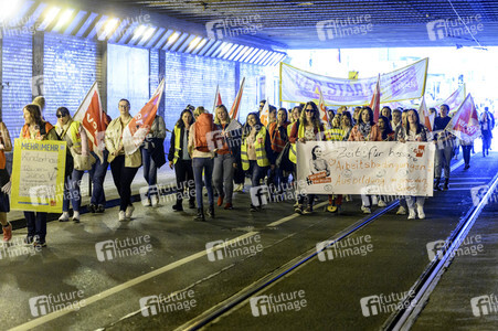 Warnstreik von Beschäftigten in Kitas und im schulischen Ganztag in Nürnberg
