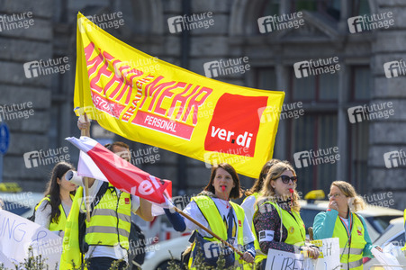 Warnstreik von Beschäftigten in Kitas und im schulischen Ganztag in Nürnberg