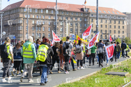 Warnstreik von Beschäftigten in Kitas und im schulischen Ganztag in Nürnberg