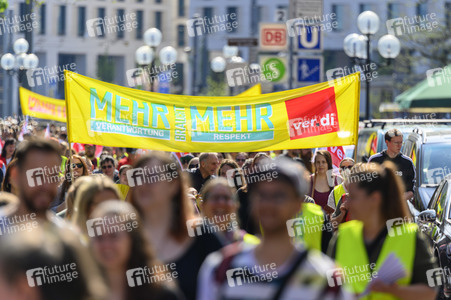 Warnstreik von Beschäftigten in Kitas und im schulischen Ganztag in Nürnberg